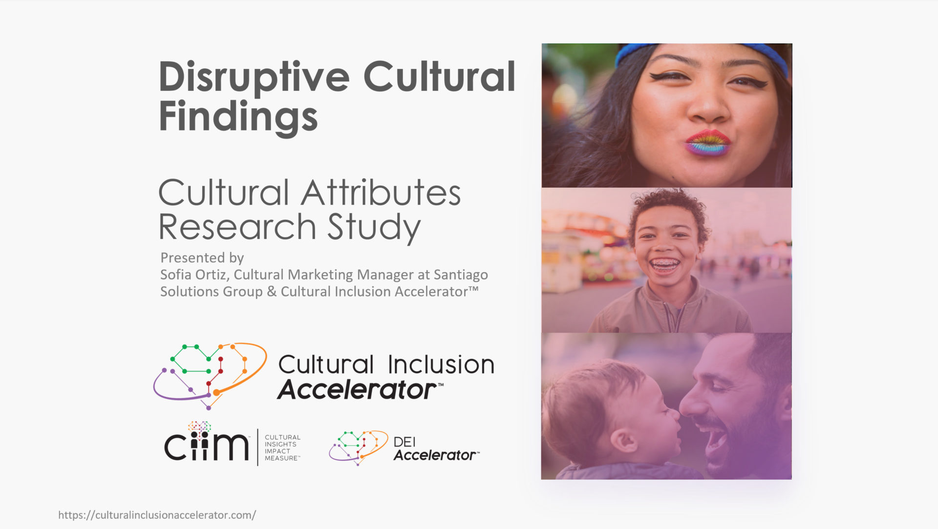 Disruptive Cultural Findings Title Slide